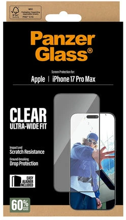 Panzer Glass „PanzerGlass“ – ekrano apsauga – „iPhone 17 Pro Max“ – UWF su „EasyAligner“