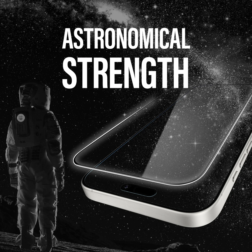 Panzer Glass PanzerGlass keraminė ekrano apsauga Apple iPhone 16 Pro, itin plati (skaidri)