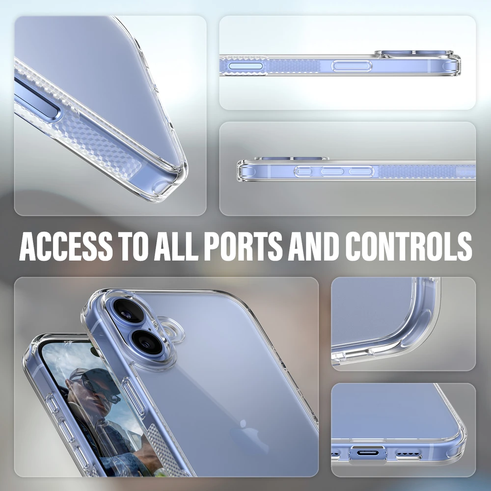 Panzer Glass PanzerGlass HardApple iPhone 16 Plus 6.7" dėklas telefonui skaidrus/Transparent 1289