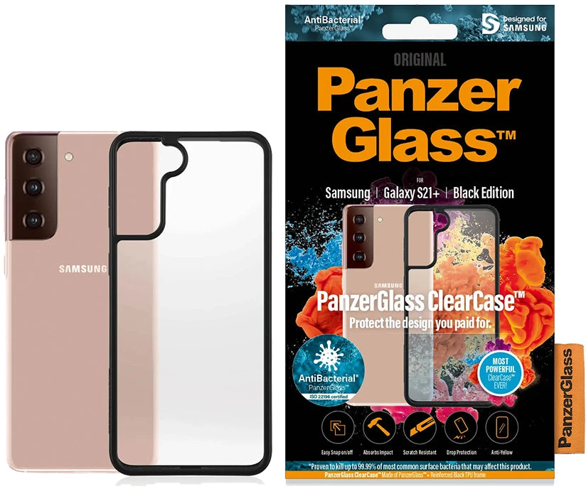 Panzer Glass PanzerGlass Clear Case Samsung, Galaxy S21+, Juodas