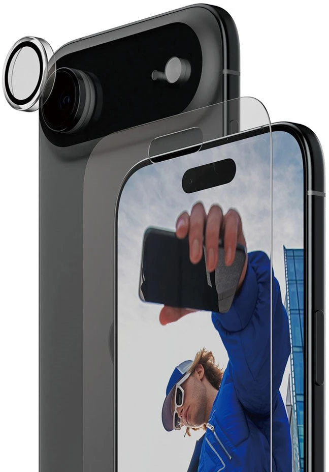 Panzer Glass „PanzerGlass“ – 2 viename klasikinis rinkinys – „iPhone Air“ – su „FASTFIT IN-A-BOX“