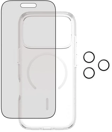 „PanzerGlass“ – „CARE 3 viename“ flagmaninis privatumo paketas – „iPhone 17 Pro“