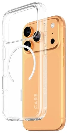 „Panzer Glass CARE by PanzerGlass Flagship Urban Explorer“ dėklas su „Baltas MagSafe“, skirtas „iPhone 17 Pro“ – permatomas
