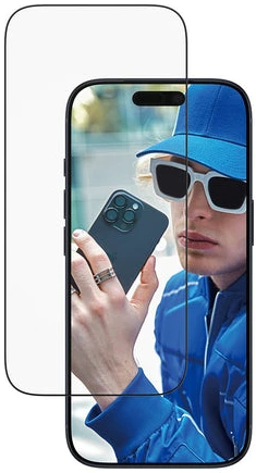 „PanzerGlass“ – ekrano apsauga „iPhone 17 Pro“ – itin platus prigludimas su „EasyAligner“