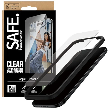 Panzer Glass „PanzerGlass“ – SAFE. Ekrano apsauga – „iPhone Air“ – UWF su „EasyAligner“