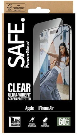 Panzer Glass „PanzerGlass“ – SAFE. Ekrano apsauga – „iPhone Air“ – UWF su „EasyAligner“