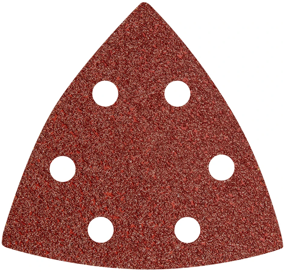 Papier Delta Velcro švitrinis popierius 93 x 93 mm P40, 5 vnt., su 6 skylėmis