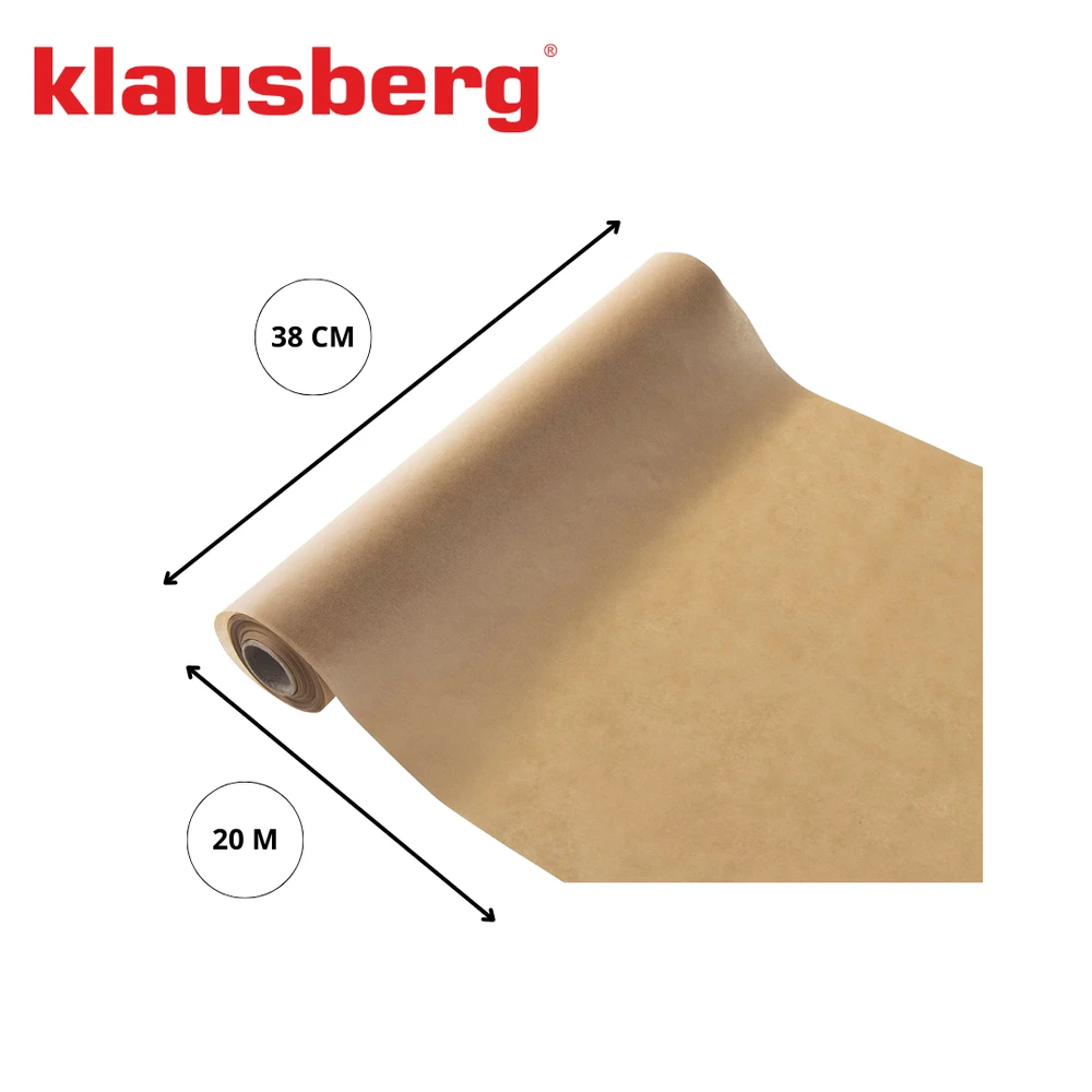 Papier Kepimo popierius, rudas, 20 m/38 cm, Klausberg, kb-7903