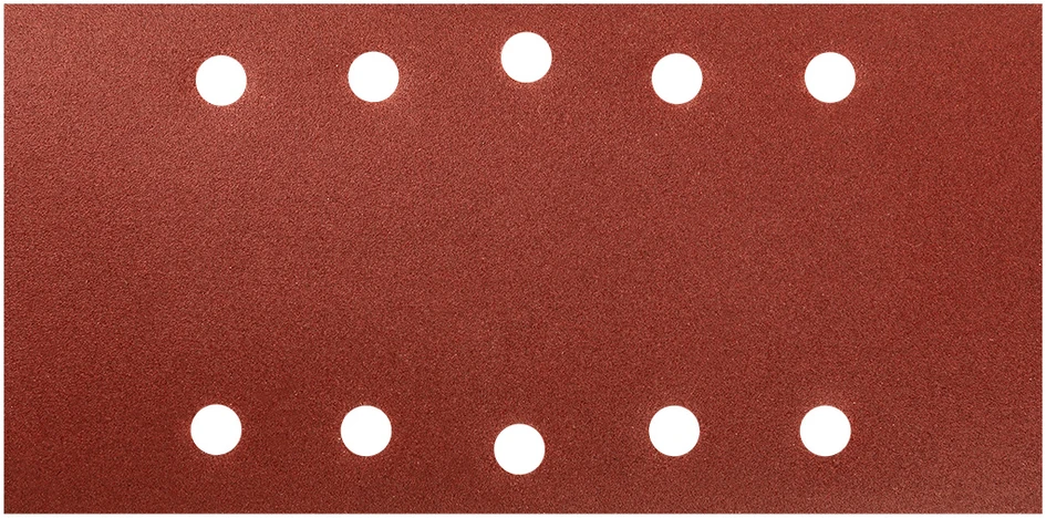 Papier Švitrinis popierius su lipdukais, 115 x 230 mm, P180, 5 vnt., su 10 skylių