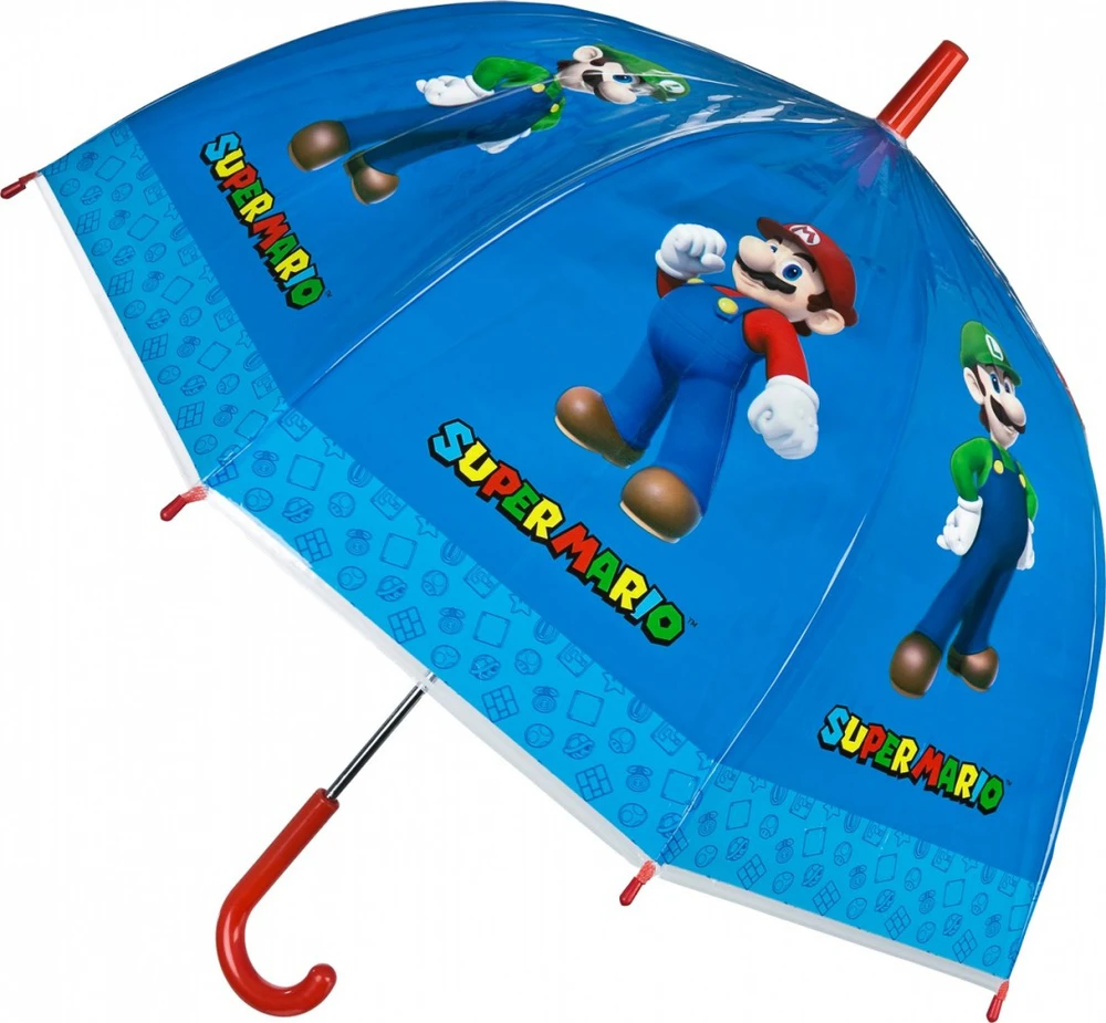 Kids Euroswan Super Mario Automatinis Skėtis Vaikams