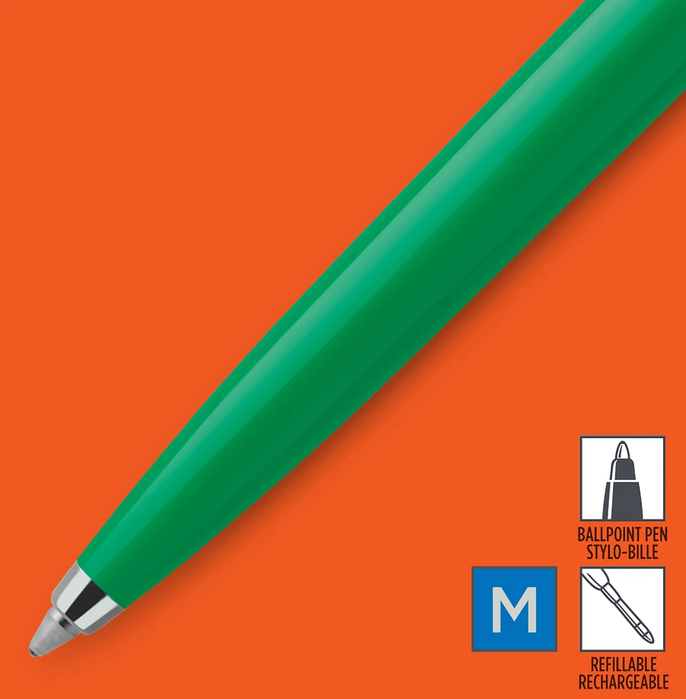 Automatinis tušinukas Parker Jotter Originals Žalias CT Medium Mėlyna, blisteryje