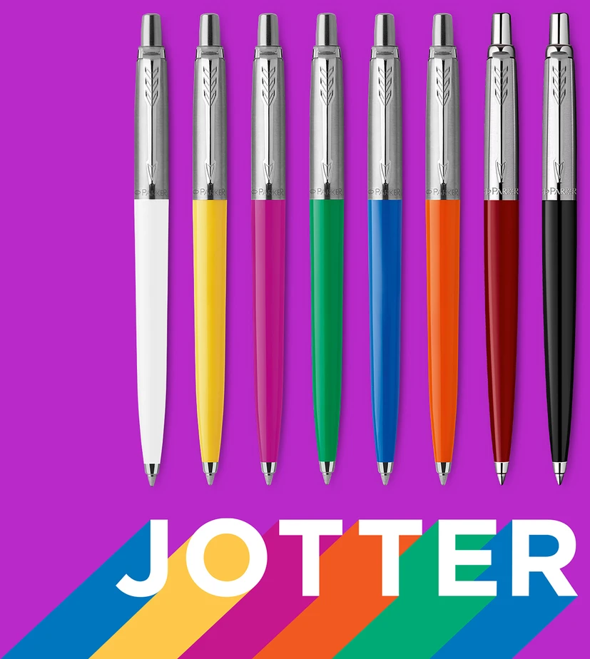 Automatinis tušinukas Parker Jotter Originals Juodas CT Medium Mėlyna, blisteryje