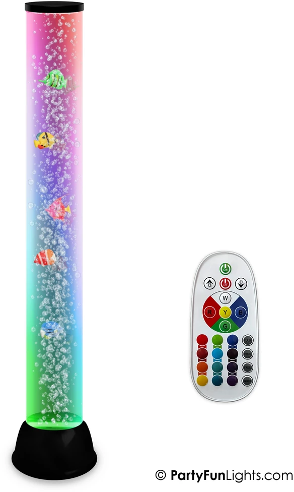 Party Fun Lights „Partyfunlight“ – XXL žuvies formos vamzdinė lempa, aukštis: 80 cm (605405)