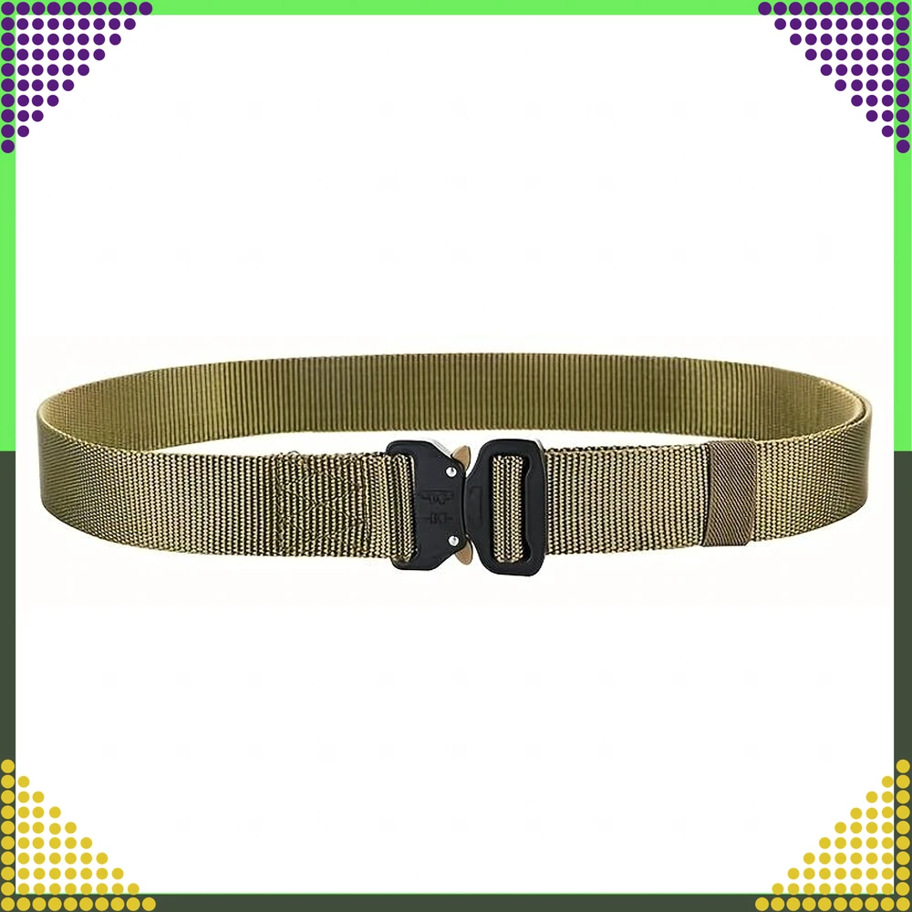 Pas Taktinis diržas su QR stipriu kariniu išgyvenimo diržu kelnėms