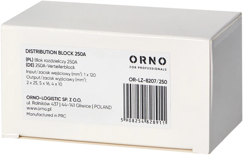 DISTRIBUTION BLOCK OR-LZ-8207/250 ORNO