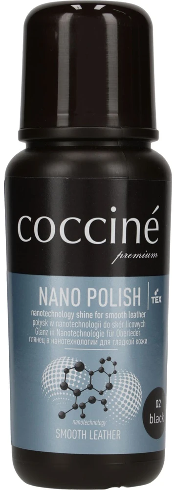 Coccine Nano juodos spalvos odos blizgiklis su kempinėle, 75 ml