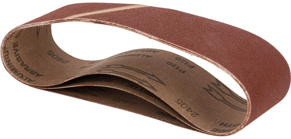 Pasy Begalinės abrazyvinės juostos, 75x457 mm, 3 vnt., 120 grūdėtumo, prolinas