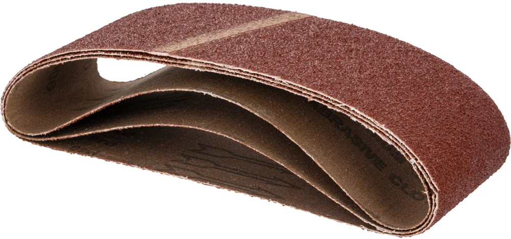 Pasy Begalinės abrazyvinės juostos, 75x457 mm, 3 vnt., gr 40, prolinas
