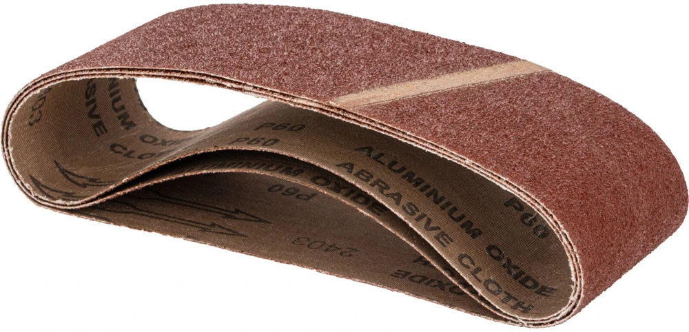 Pasy Begalinės abrazyvinės juostos, 75x533 mm, 3 vnt., gr 60, prolinas