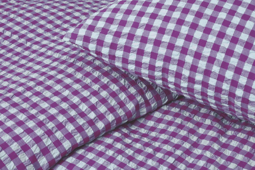 Patalynės komplektas Juna – BækBølge Patalynė – fuksijos/mėtinė – 140x220 cm