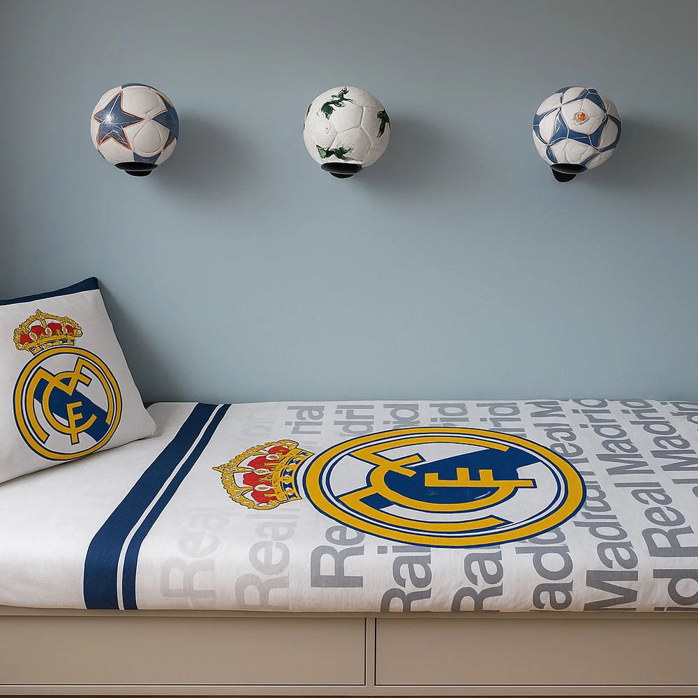 Mumuru - Real Madrid patalynė - ryškios komandos spalvos - 140x200 cm