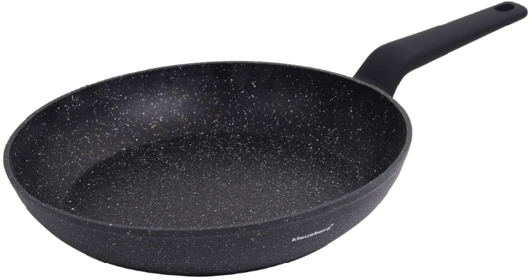 Keptuvė, spalva juoda-marmurek, śr.28cm klausberg