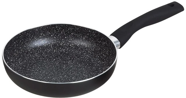 King Hoff Keptuvė Keptuvė, skersmuo 24cm, aliuminio, juodo marmuro kinghoff