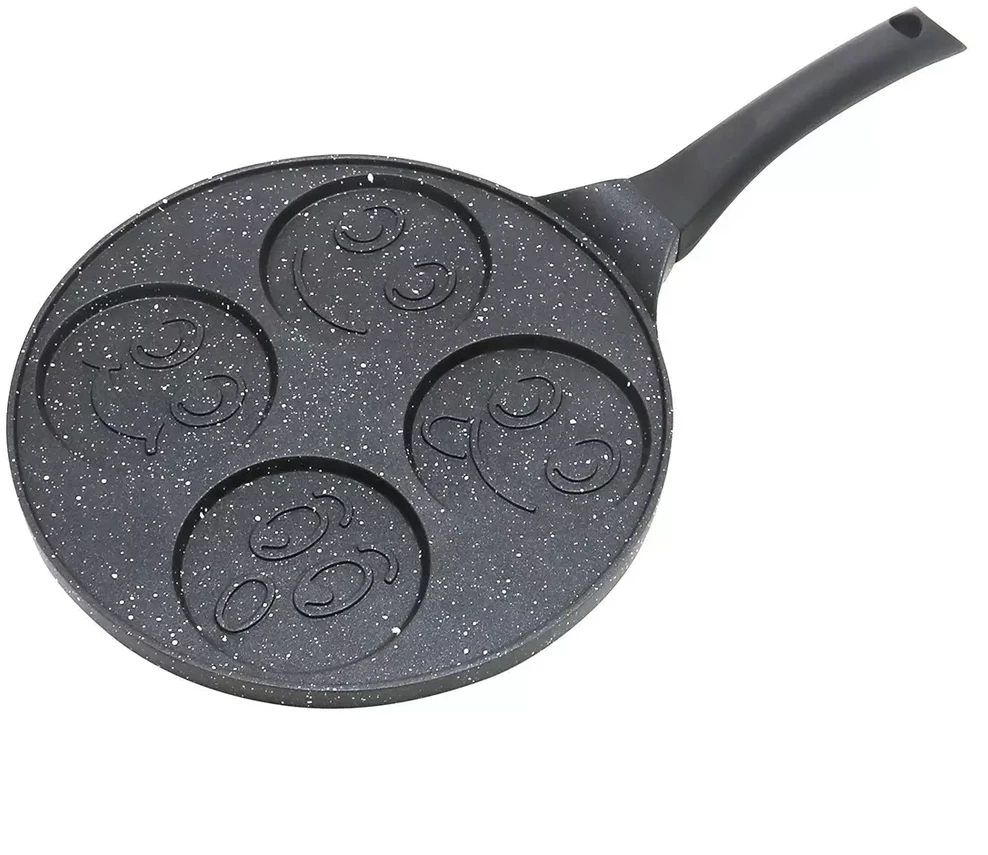 King Hoff Keptuvė blynams, blynams, aliuminio, juodo marmuro skersmuo 26,5cm kinghoff