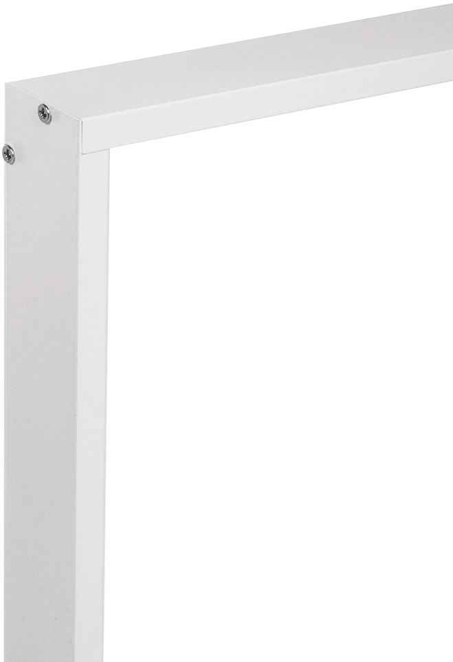 Lubinis šviestuvas Rama Paviršinio montavimo rėmelis „Maclean Energy“ LED lubinėms panelėms, matmenys 1195 x 295 mm, aukštis 5 cm, baltas aliuminis, MCE542