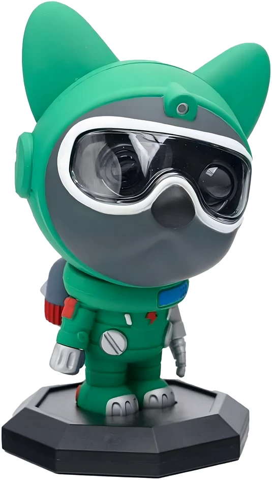 Paw Patrol 360° astronauto LED kosminio lazerinio projektoriaus žvaigždės formos lempa