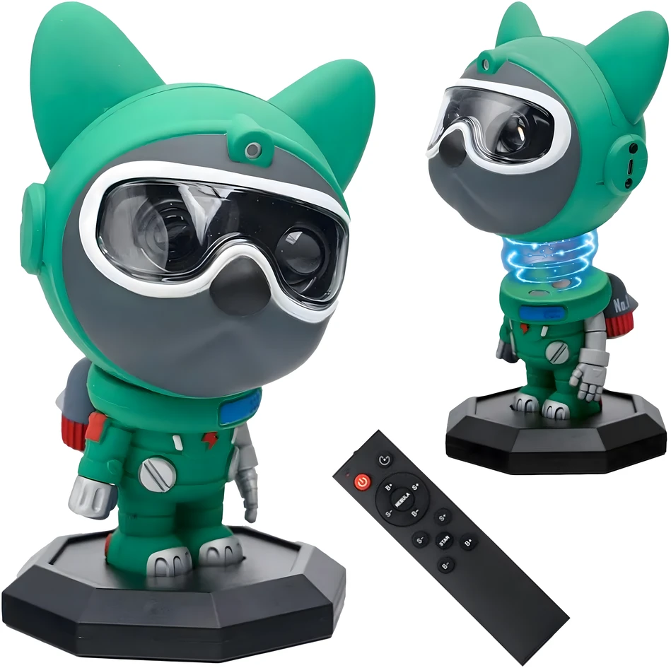 Paw Patrol 360° astronauto LED kosminio lazerinio projektoriaus žvaigždės formos lempa