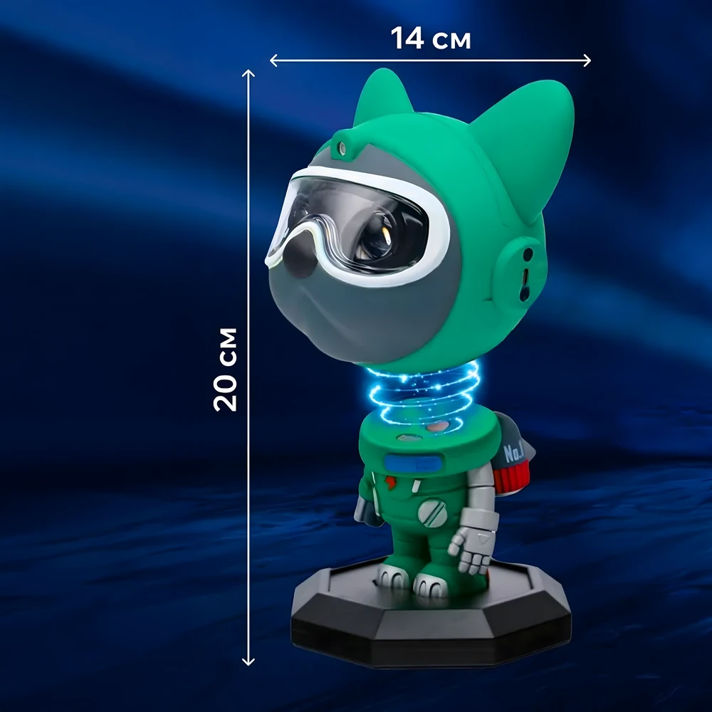 Paw Patrol 360° astronauto LED kosminio lazerinio projektoriaus žvaigždės formos lempa