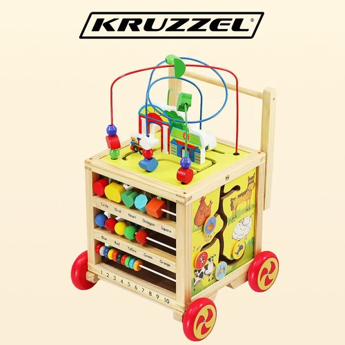 Kruzzel Medinis stūmikas - Mokomasis kubas 22606