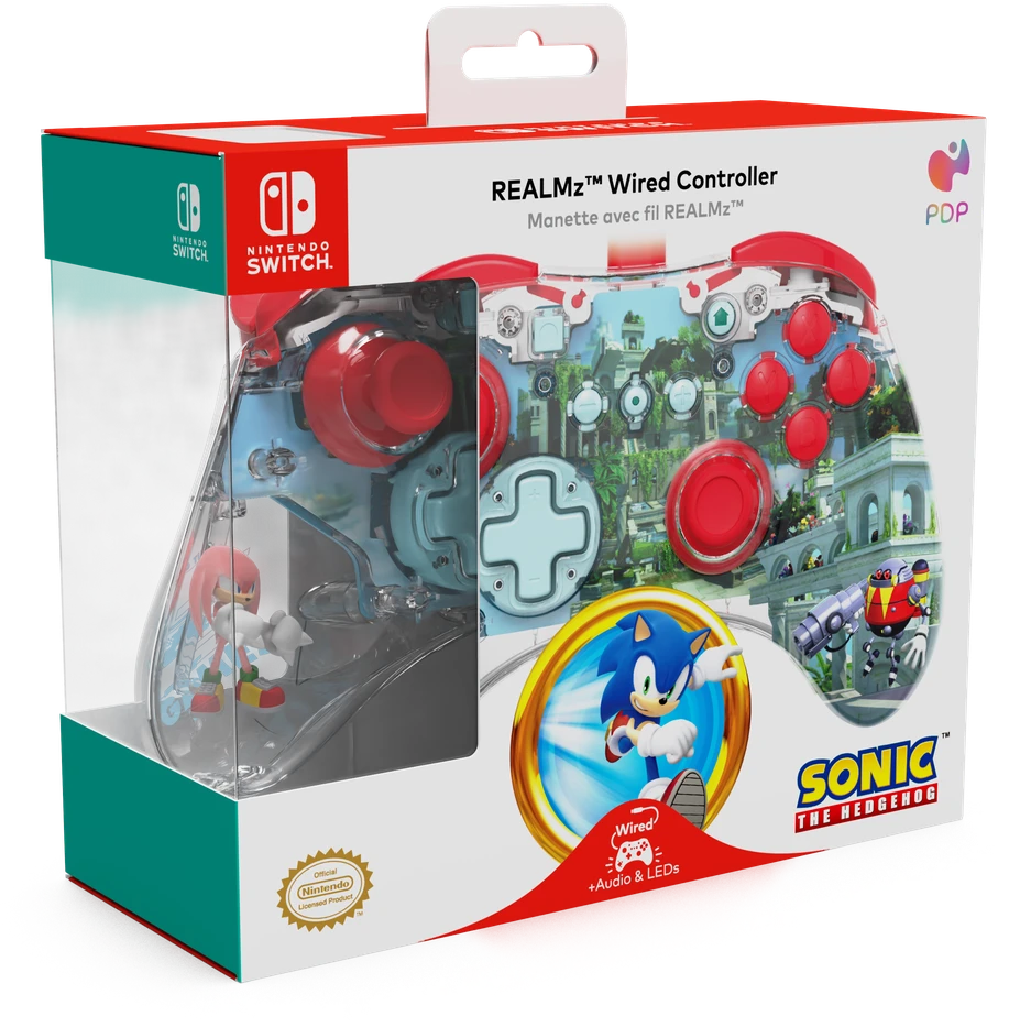PDP Nintendo Switch Knuckles Sky Sanctuary Zone REALMz™ Laidinis valdiklis