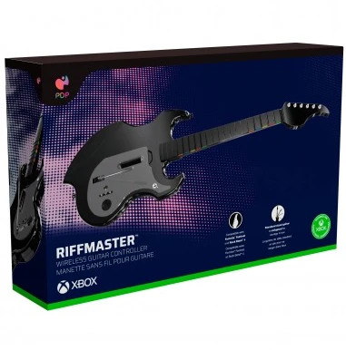 PDP Riffmaster Juoda, Pilka Gitara Analoginis / skaitmeninis PC, XBOX One, XBOX Series S, XBOX Series X