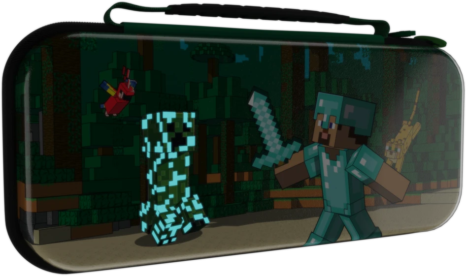 PDP kelioninis dėklas „Plus GLOW“ – „Minecraft“ miško mūšis