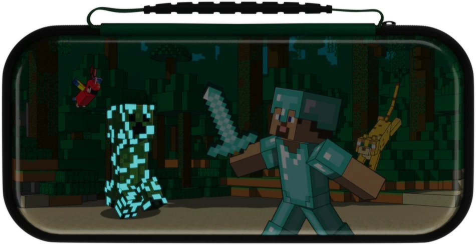 PDP kelioninis dėklas „Plus GLOW“ – „Minecraft“ miško mūšis