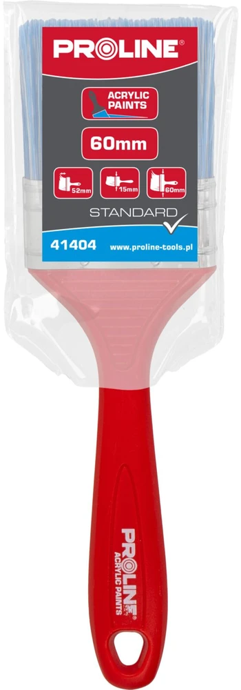 Pędzel, Angliškas teptukas, profesionalus, 3 colių medinis rankena, lakas, aliejus, prolinas