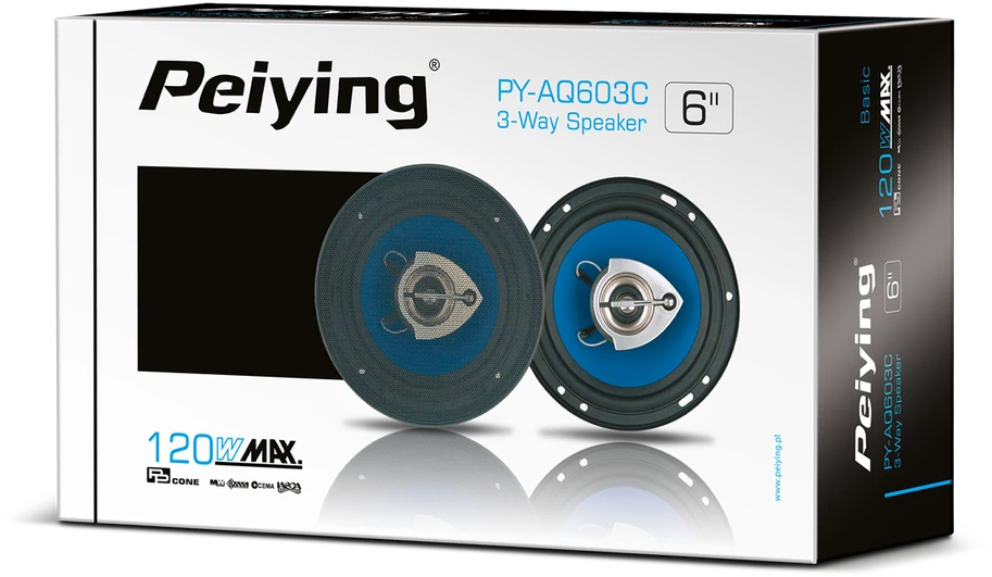 Peiying Automobilio garsiakalbis PY-AQ603C 6"