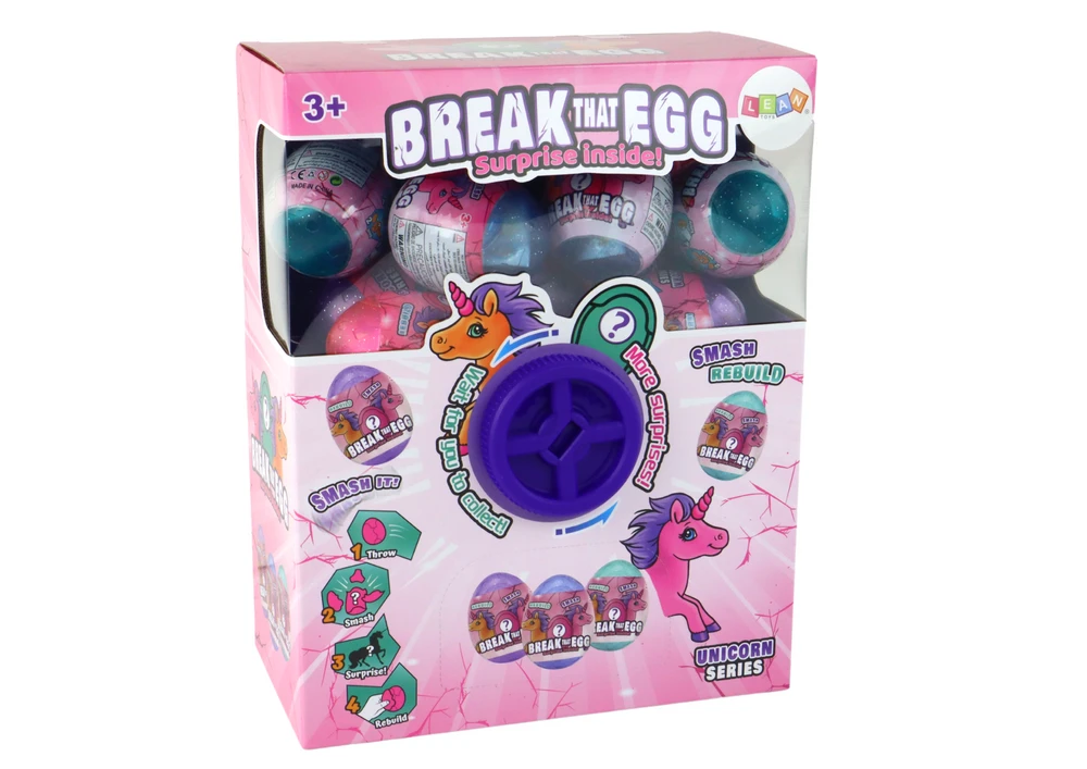 Vienaragis kiaušinyje Lean Toys, 12 vnt.