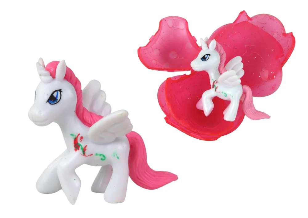 Magiškas vienaragio kiaušinis Lean Toys, rožinis, 6 cm