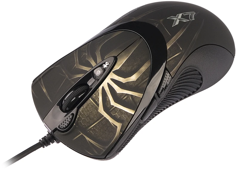 A4Tech A4TMYS29980 Pelė EVO XGame lazerinis Oscar X747 Brown Fire USB