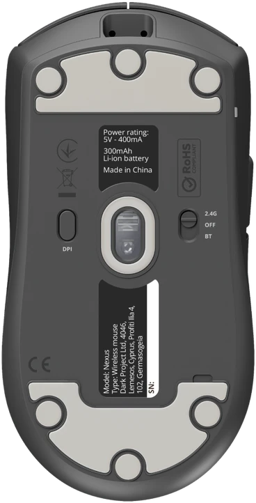 Pelė Dark Project Nexus Wireless Juodas