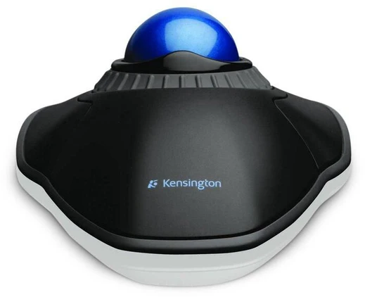 Pelė „Kensington Orbit“ valdymo rutulinis valdiklis su slinkties žiedu, juodas