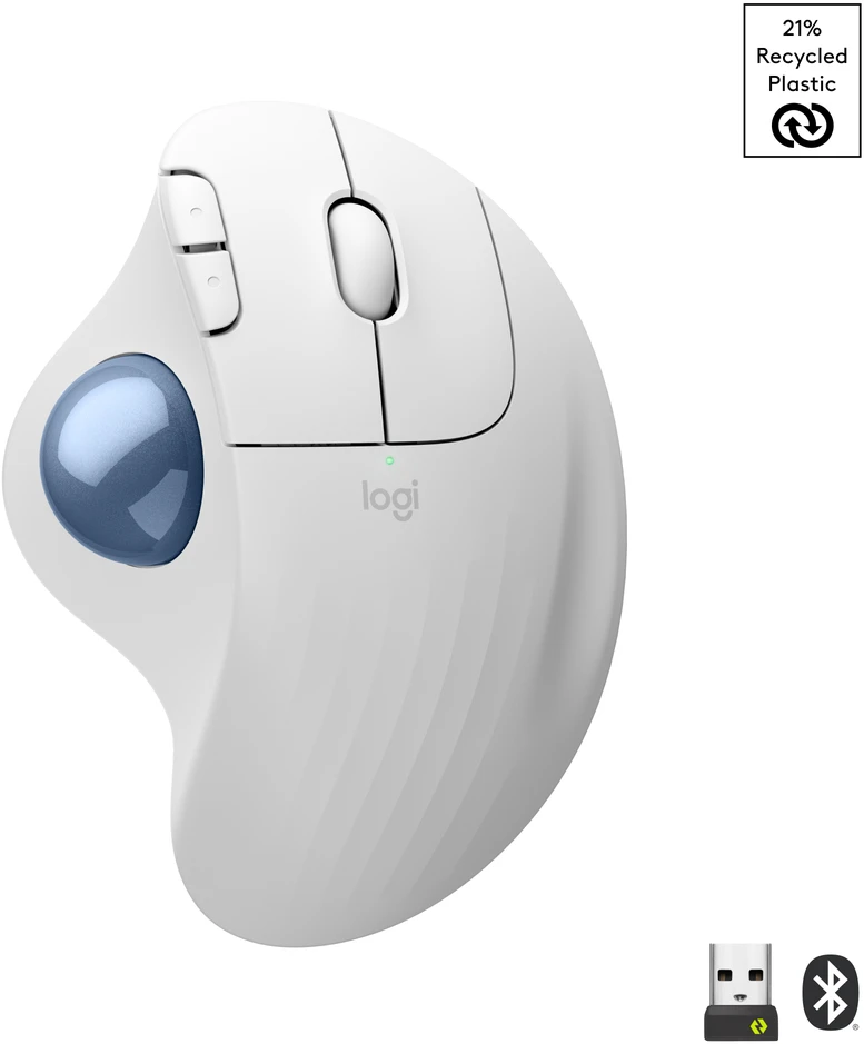 „Logitech M575S“ belaidė pelė „Balta“