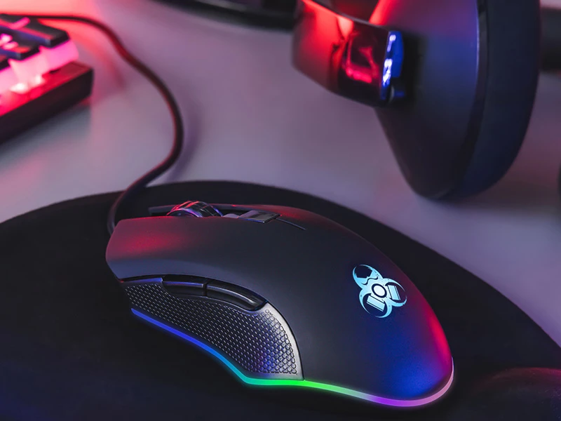 Pelė Myszka žaidimams Tracer GameZone EDGE su laidu 3200 dpi optinė juoda