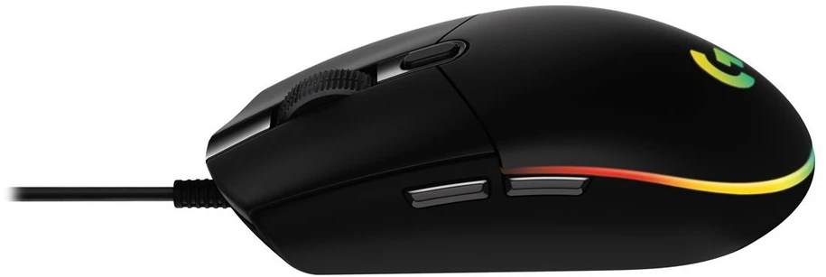 Žaidimų pelė Logitech G203 Lightsync RGB, Juodos spalvos