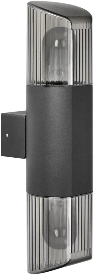 Sieninis šviestuvas Orno PEONIA sodo šviestuvas, 2xE27, maks. 2x15W, IP54, juodas