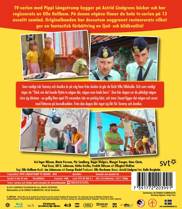 Pepė Ilgakojinė / TV serialas (2 Blu-ray / Restauruotas leidimas)
