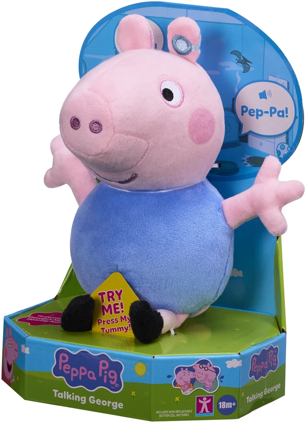 Peppa Pig - pliušinis žaislas 20 CM Kalbantis Džordžas (08495)